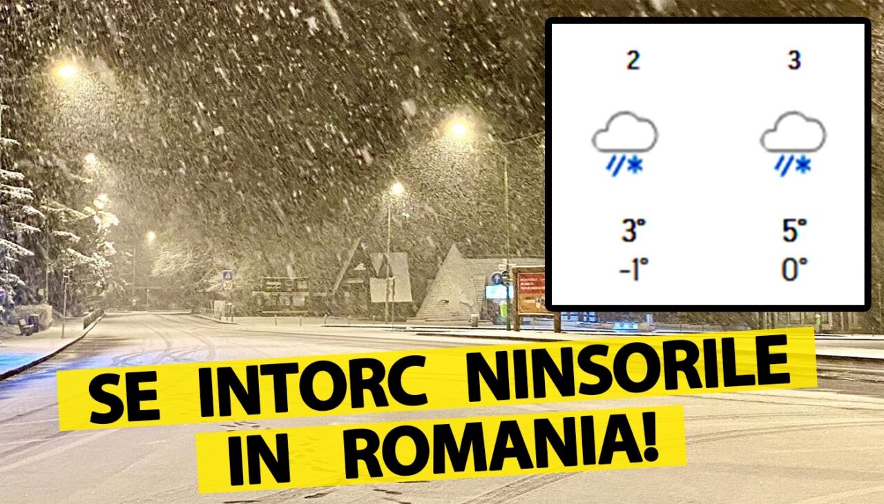 Revine iarna în România! Orașele în care se întorc ninsorile, potrivit meteorologilor Accuweather
