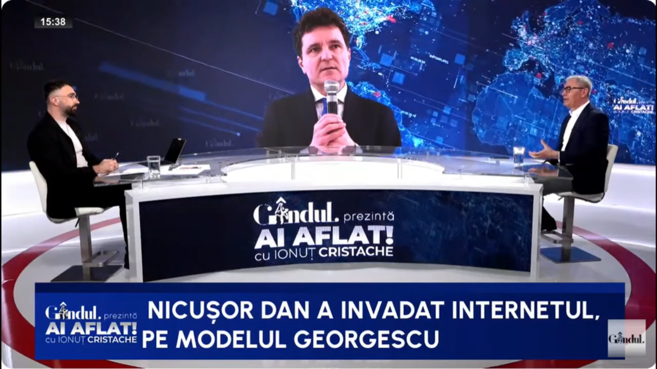 Nicușor Dan îi ia locul lui Georgescu pe TikTok. Doru Bușcu: Este greu de crezut că în afara Capitalei, o să devină o iubire explozivă în restul țării