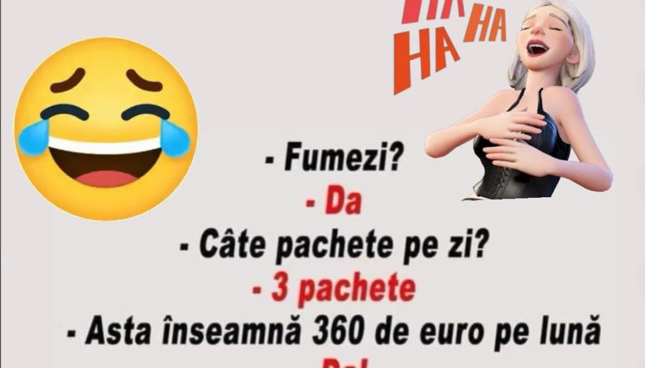 Bancul de sâmbătă | Țigările și matematica