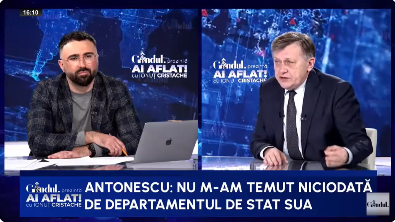 Crin Antonescu: „Nu suntem oricine, suntem ROMÂNIA. Nu buricul Pământului, dar o țară care trebuie respectată”