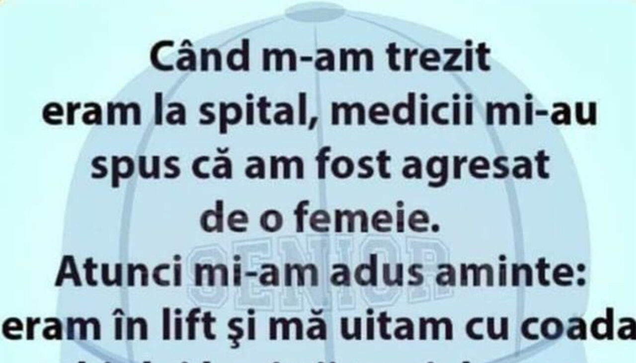 BANCUL ZILEI | „Când m-am trezit, eram la spital”