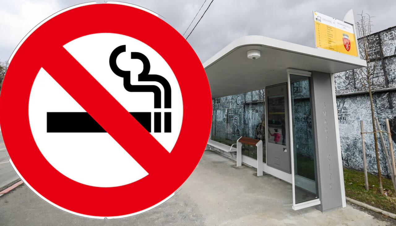 Singurul oraș din România în care fumatul este interzis COMPLET în toate stațiile de transport public. Amenzi între 100 și 500 de lei