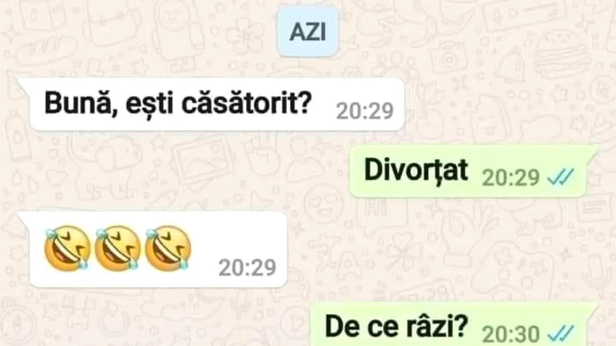 BANCUL de duminică | „Bună, eşti căsătorit?”