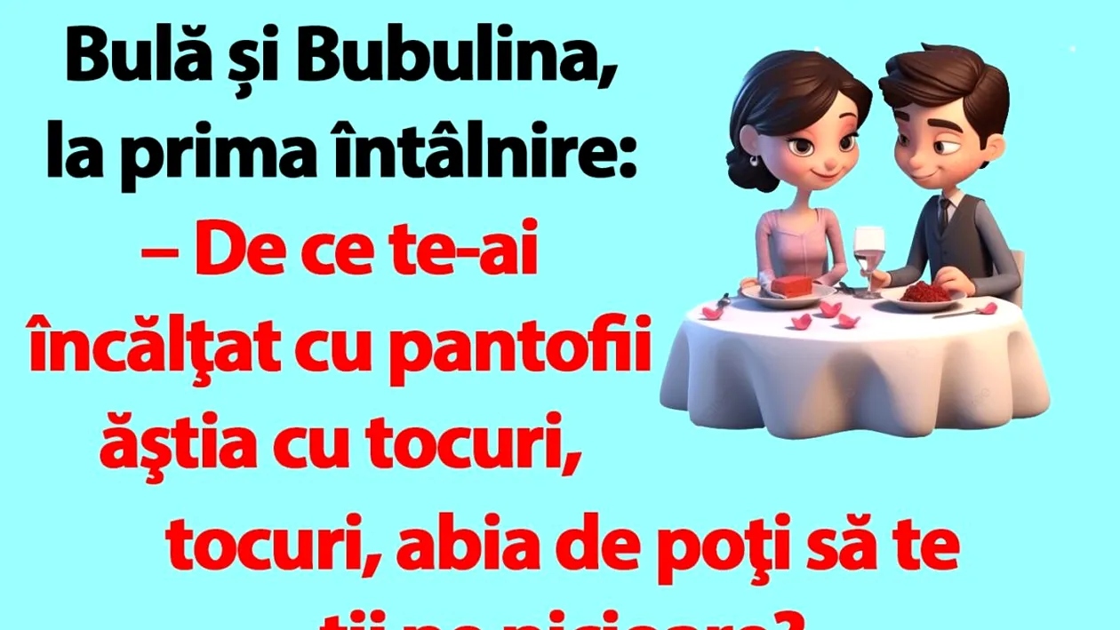 Bancul de duminică | Bulă și Bubulina la prima întâlnire