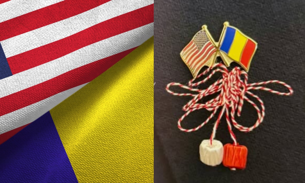 Val de COMENTARII ironice, după o postare a Ambasadei SUA la București, de 1 Martie: „Cât vă datorăm pentru mărțișorul ăsta?”