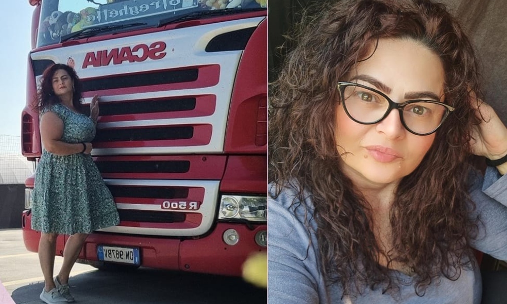 Povestea emoționantă a româncei desemnată „Șoferița de camion a anului” în 2025, în Italia. Femeia a preluat pasiunea de la soțul ei, care a murit