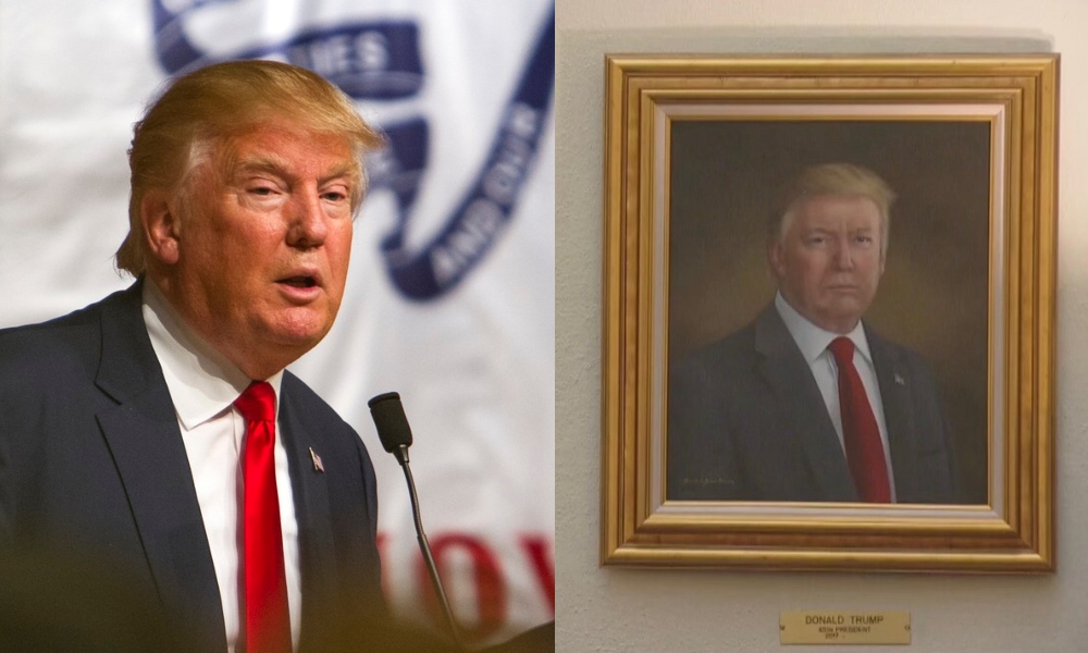 Donald TRUMP, ofensat de portretul său din clădirea Capitoliului: „Este distorsionat. Al lui Obama arată grozav, dar al meu e cel mai urât””