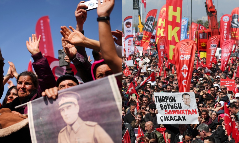 Proteste masive în Istanbul pentru libertatea lui Imamoglu