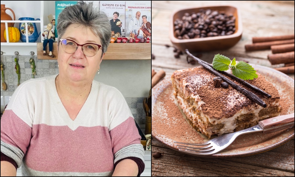 Rețeta de TIRAMISU în stil italian a Ginei Bradea