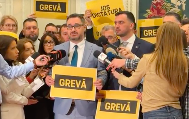 Grevă în Parlament. Dan Tănasă: AUR, alături de celelalte formațiuni suveraniste din Parlamentul României, protestează într-un mod democratic