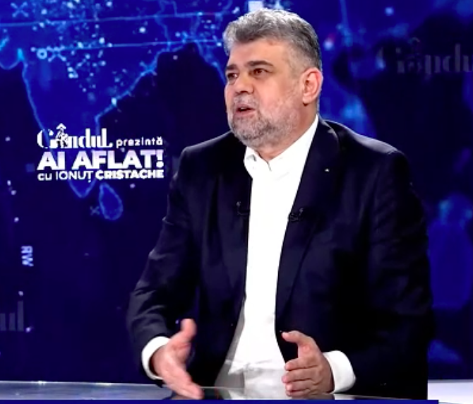 Marcel Ciolacu: Mi-aș fi dorit să candideze Călin Georgescu. L-am urmărit în apariții și pe TikTok. Credea în ceea ce spunea