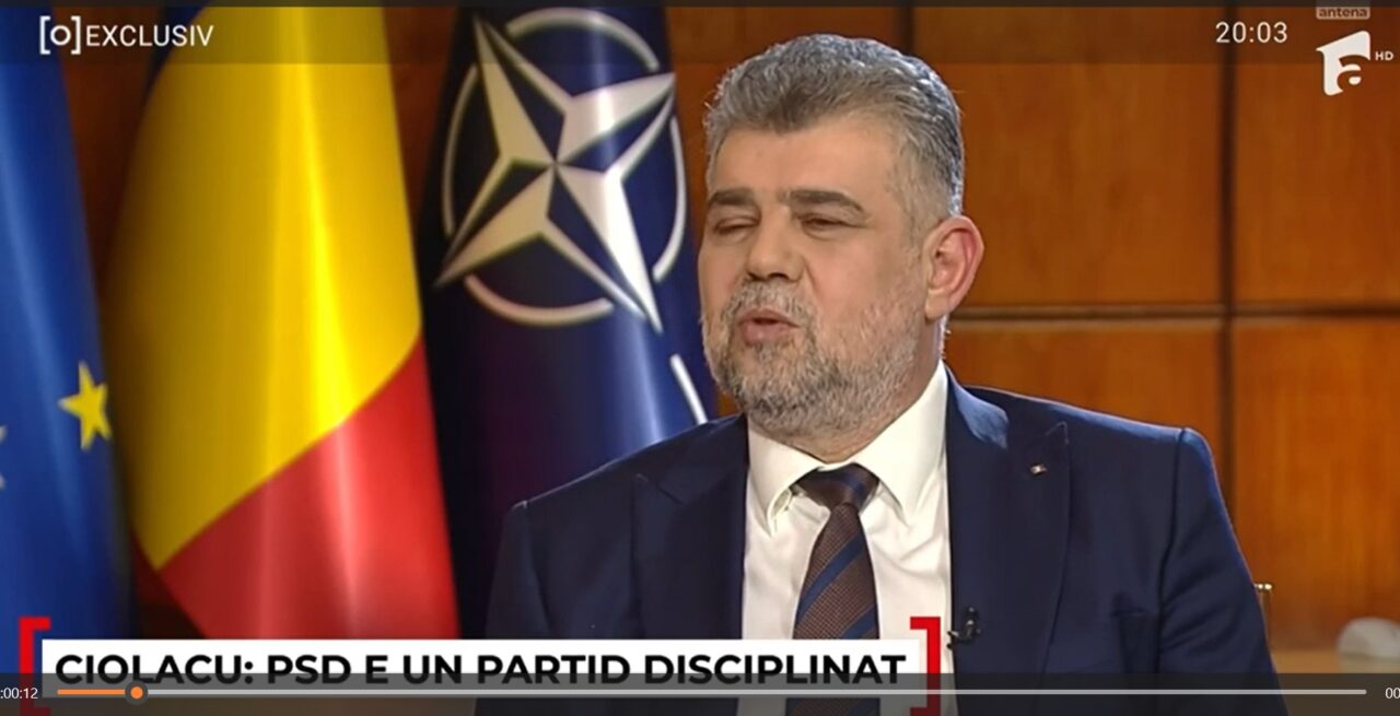 Marcel Ciolacu despre modul în care se prezintă anumiți candidați la prezidențiale: „Mă uit cât de mult se chinuie să-l copieze pe Călin Georgescu”