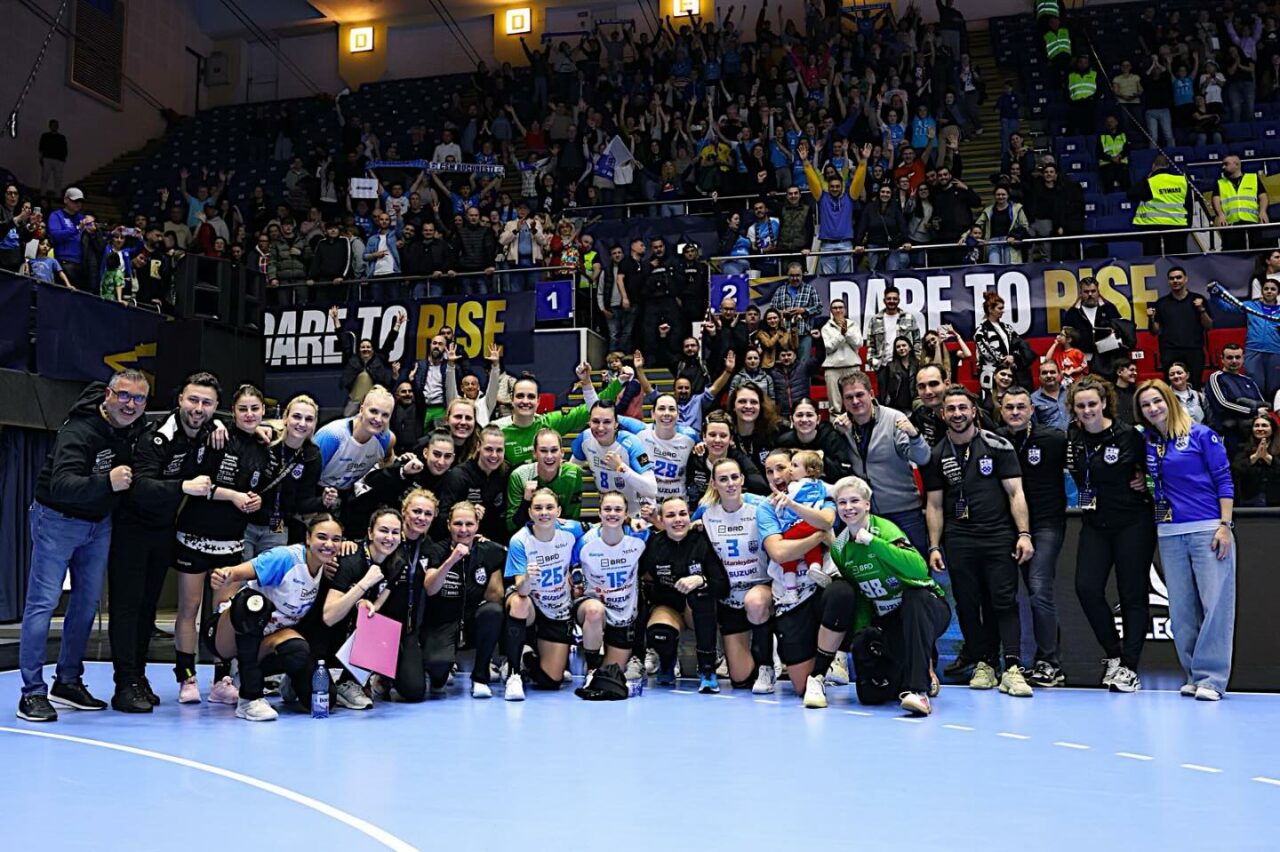Duel românesc în Liga Campionilor: Rapid – CSM București 24-34. Declarație dură Omoregie: „Asta ne va aduce numai victorii”