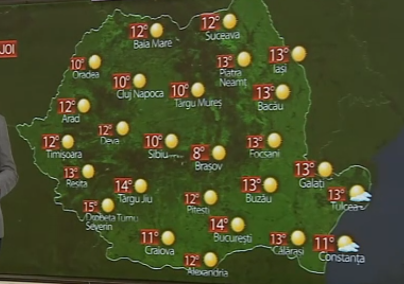 Vremea se încălzește: TEMPERATURI în creștere în toată țara