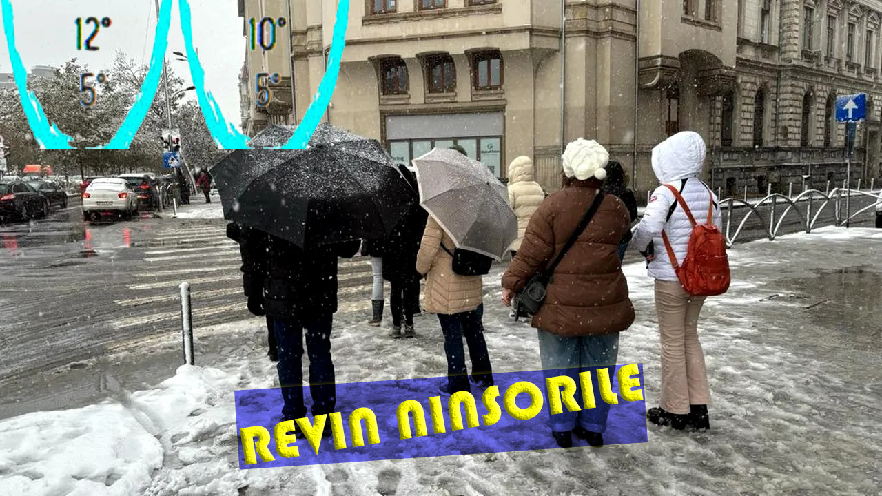 Revin ninsorile în București. Când se întoarce iarna, potrivit meteorologilor Accuweather. Data exactă