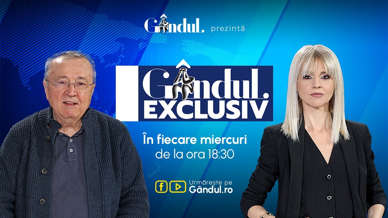 Gândul Exclusiv, cu Marga Nițu și Ion Cristoiu, începe miercuri, 28 mai, de la ora 18.30, live pe GÂNDUL