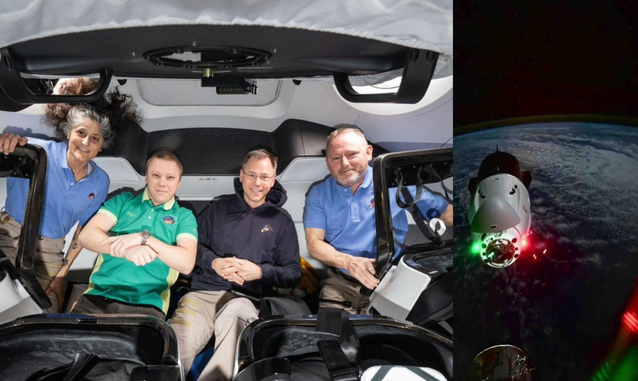 Doi astronauți americani care au fost blocați de peste 9 luni pe Stația Spațială Internațională, aduși cu succes pe Pământ cu o capsulă SpaceX