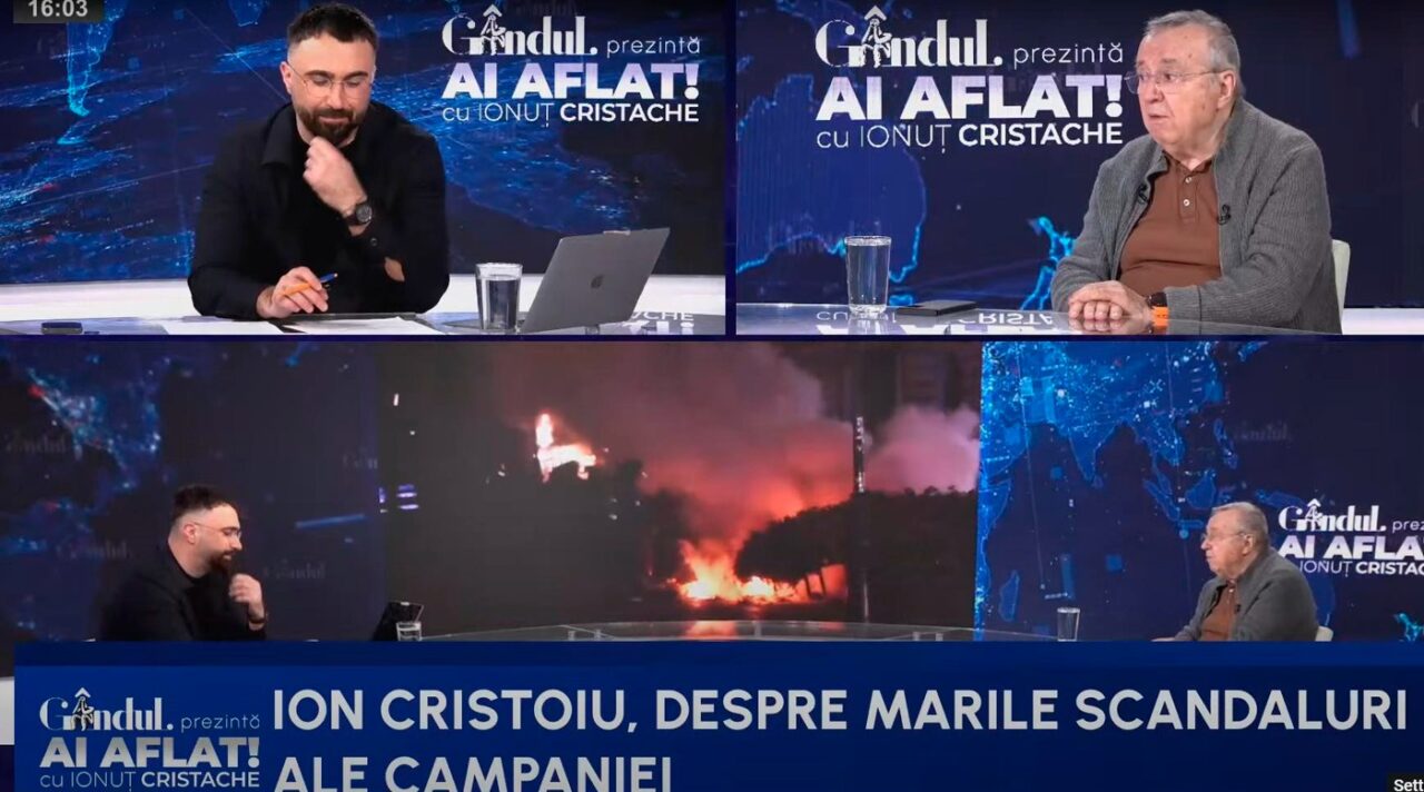 POLL „Ai aflat! cu Ionuț Cristache”: «Credeți că s-a terminat cariera politică a lui Călin Georgescu?»