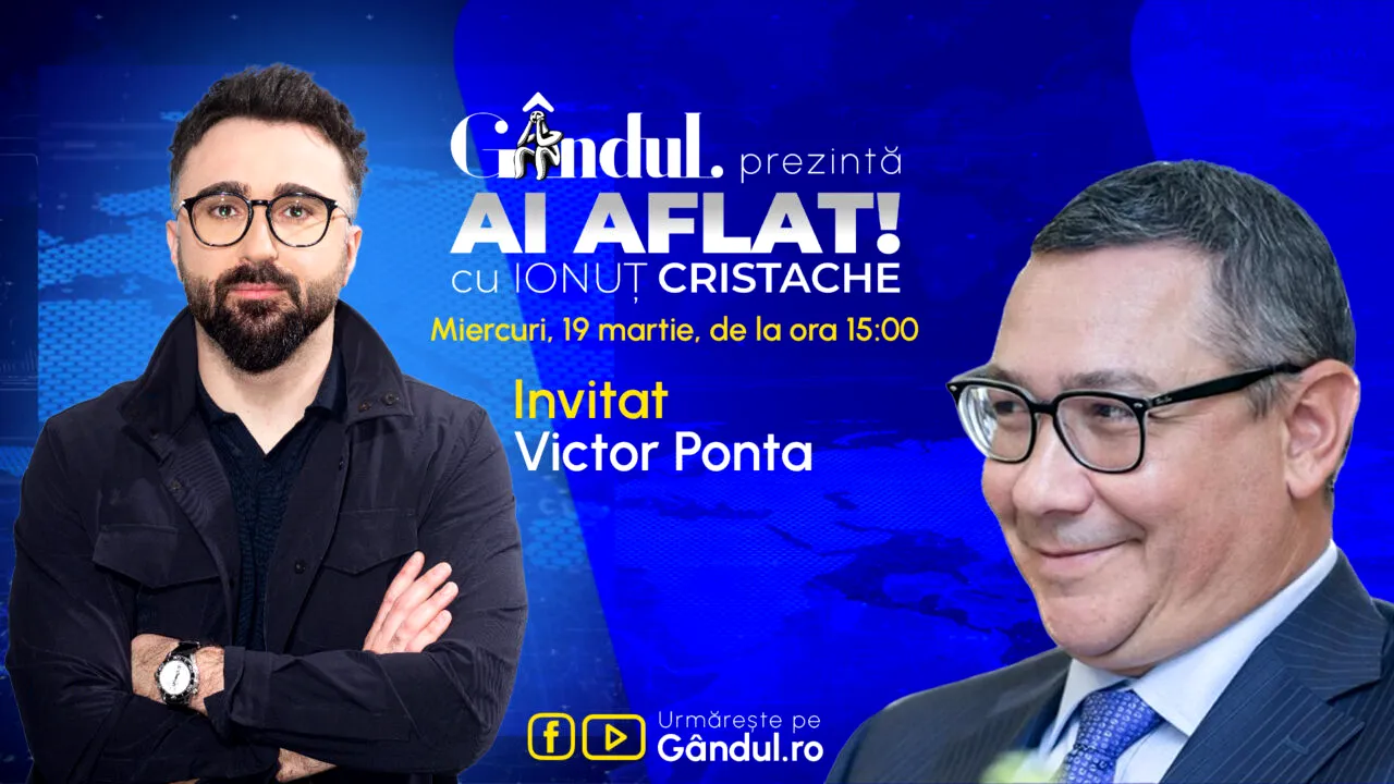 Independent, PSD-ist sub acoperire sau suveranist, continuatorul lui Georgescu?  Victor Ponta vine la „Ai aflat! Cu Ionuț Cristache”