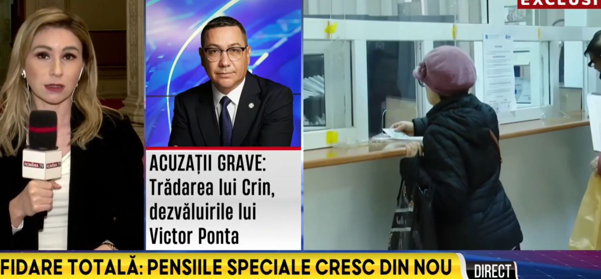 Pensiile românilor de rând rămân înghețate, dar pensiile SPECIALE cresc din nou. Cât este cea mai mare pensie specială medie