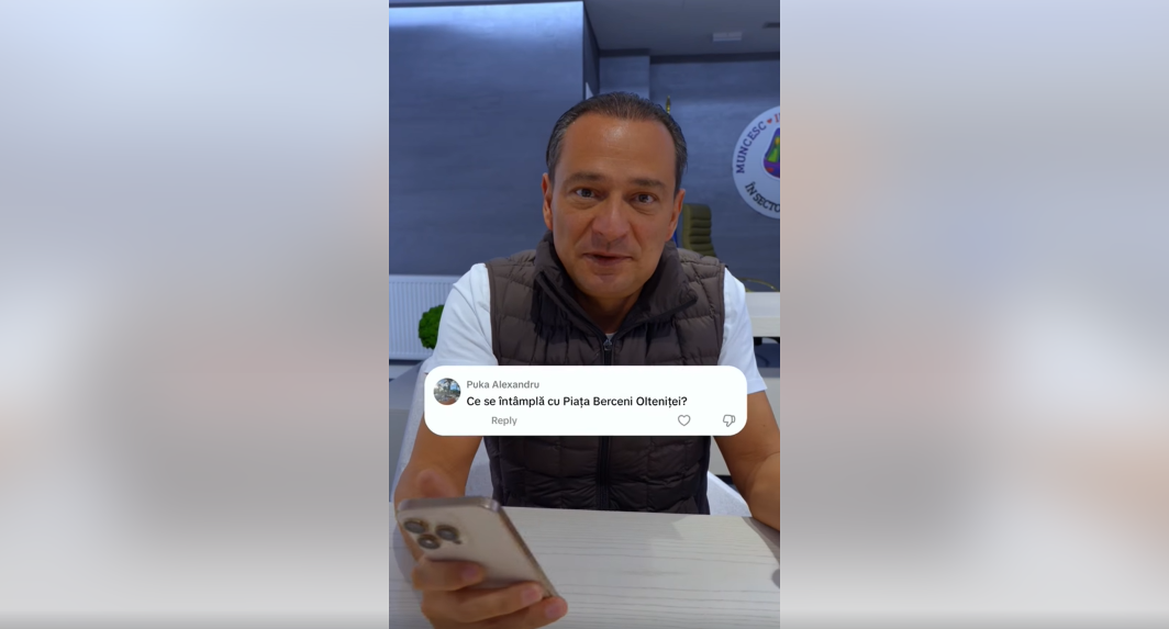 Primăria Sectorului 4 propune un nou concept pentru Piața Berceni-Olteniței / Daniel Băluță: Vom pune proiectul în DEZBATERE publică