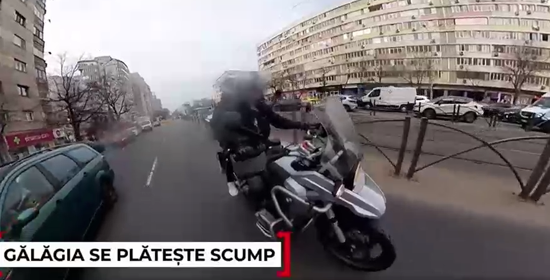 Șoferii și motocicliștii care fac gălăgie în traficul din București ar putea fi sancționați cu până la 4000 de lei