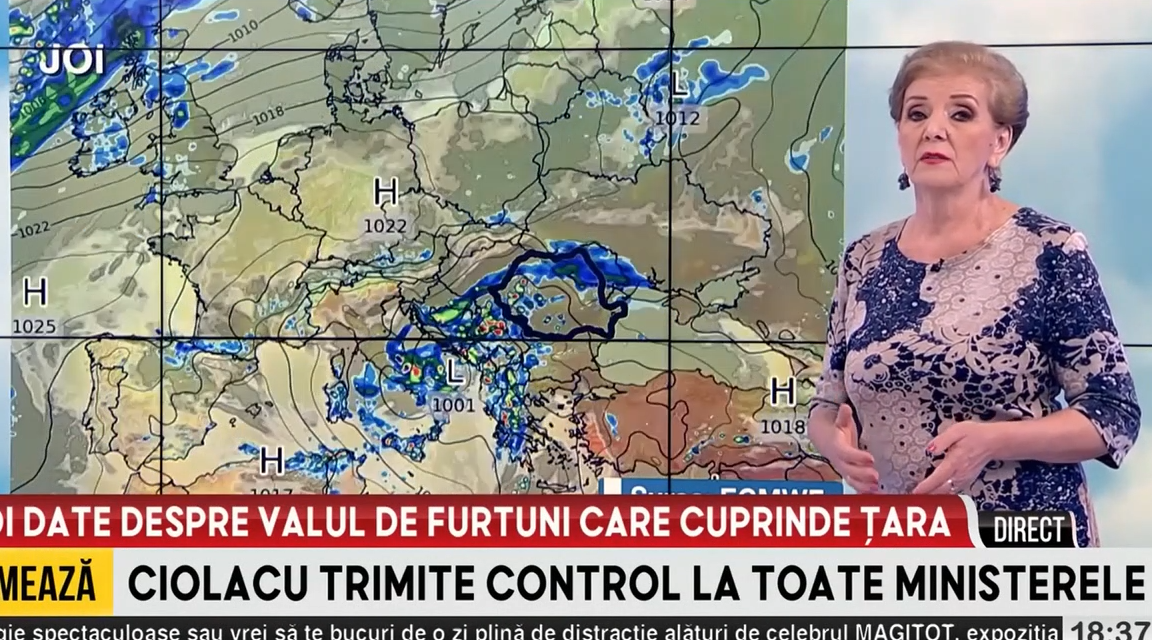 Vremea se schimbă radical. Când vin averse însoțite de tunete și fulgere, și vijelii puternice