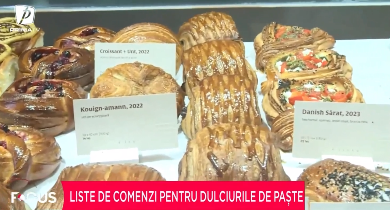 Liste de comenzi pentru dulciurile de Paște. Ce pregătesc acum patiseriile și ce prețuri sunt