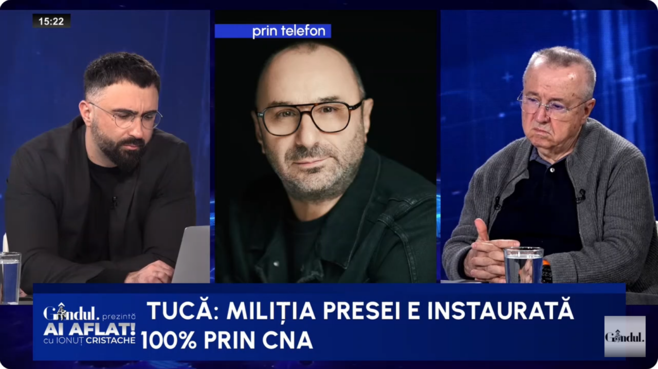 Marius Tucă: Să nu ne amăgim cu faptul că dintr-o dată ne CONFORMĂM cererilor Uniunii Europene în ceea ce privește spațiul virtual