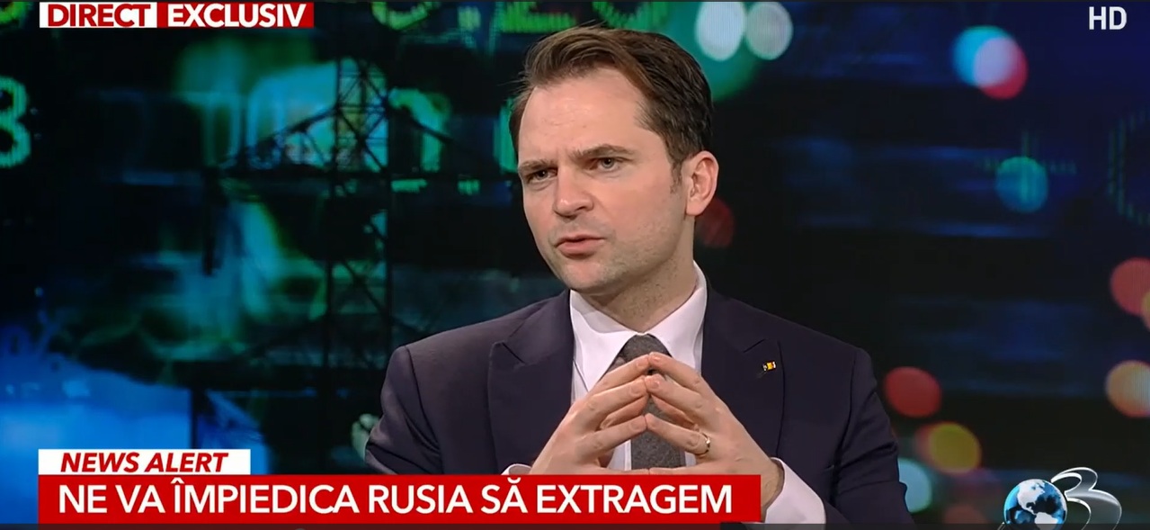 Sebastian Burduja, întrebat dacă rușii ne vor împiedica să exploatăm GAZELE din Marea Neagră: „Avem scenariile de lucru pregătite”