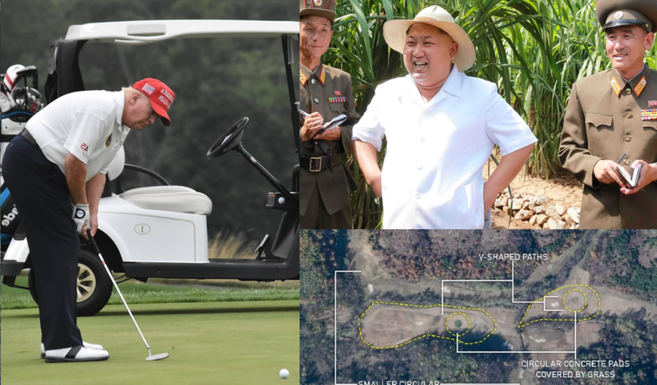 Bază de rachete nucleare din Coreea de Nord, camuflată ca un teren de golf: O glumă a lui Kim Jong Un la adresa lui Donald Trump?