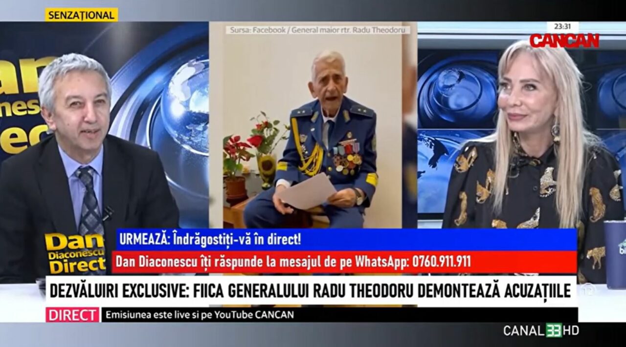 Voica Theodoru, dezvăluiri despre tatăl ei, generalul maior (rtr) Radu Theodoru: „Nu are televizor, nu are radio” + „Muncește până seara”