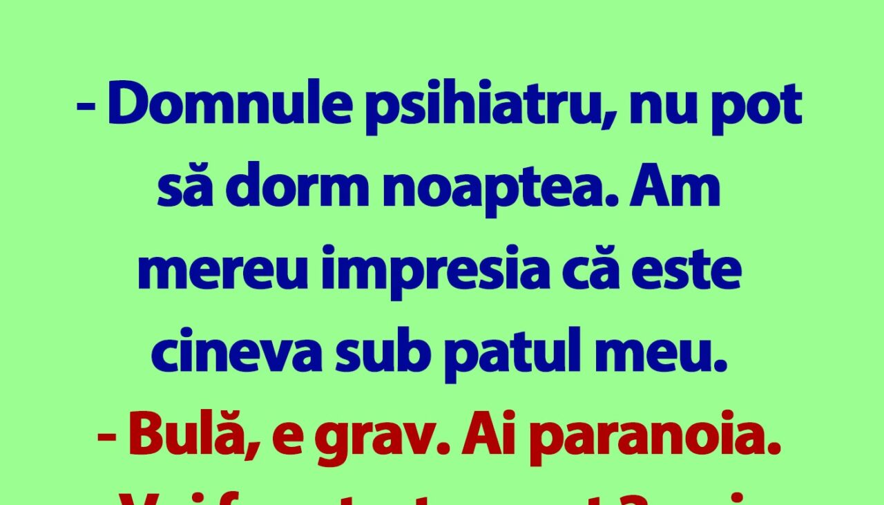 BANC | Paranoia lui Bulă