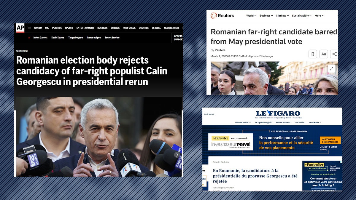 Ce spune presa internațională despre respingerea candidaturii lui Călin Georgescu de către BEC