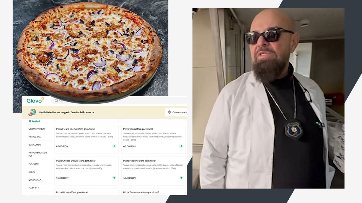 În timpul controalelor prin restaurantele care livrează mâncare, Piedone a aflat că o pizza îi poartă numele