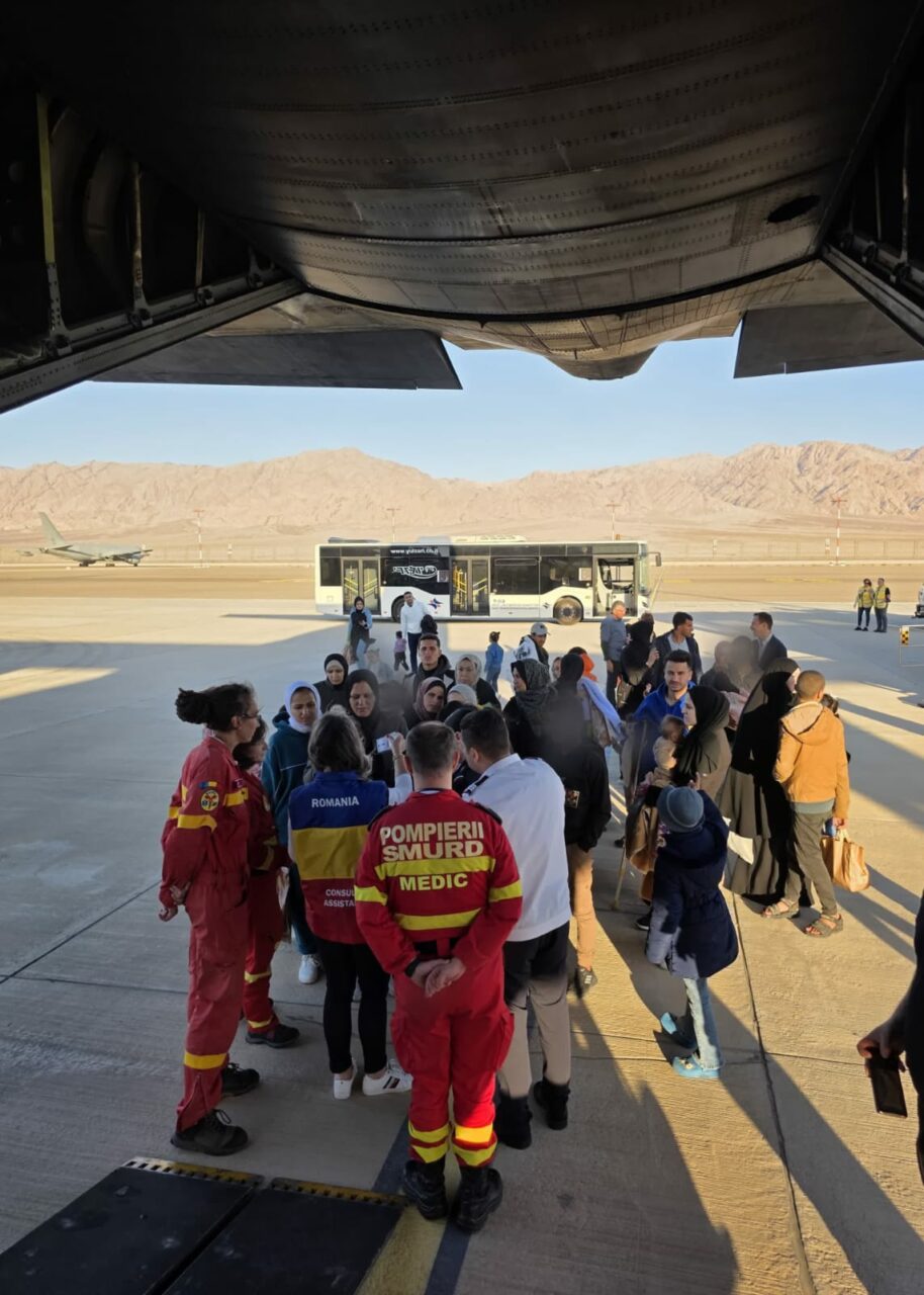 Peste 40 de cetățeni din Fâșia Gaza, TRANSFERAȚI în România, Norvegia și Franța