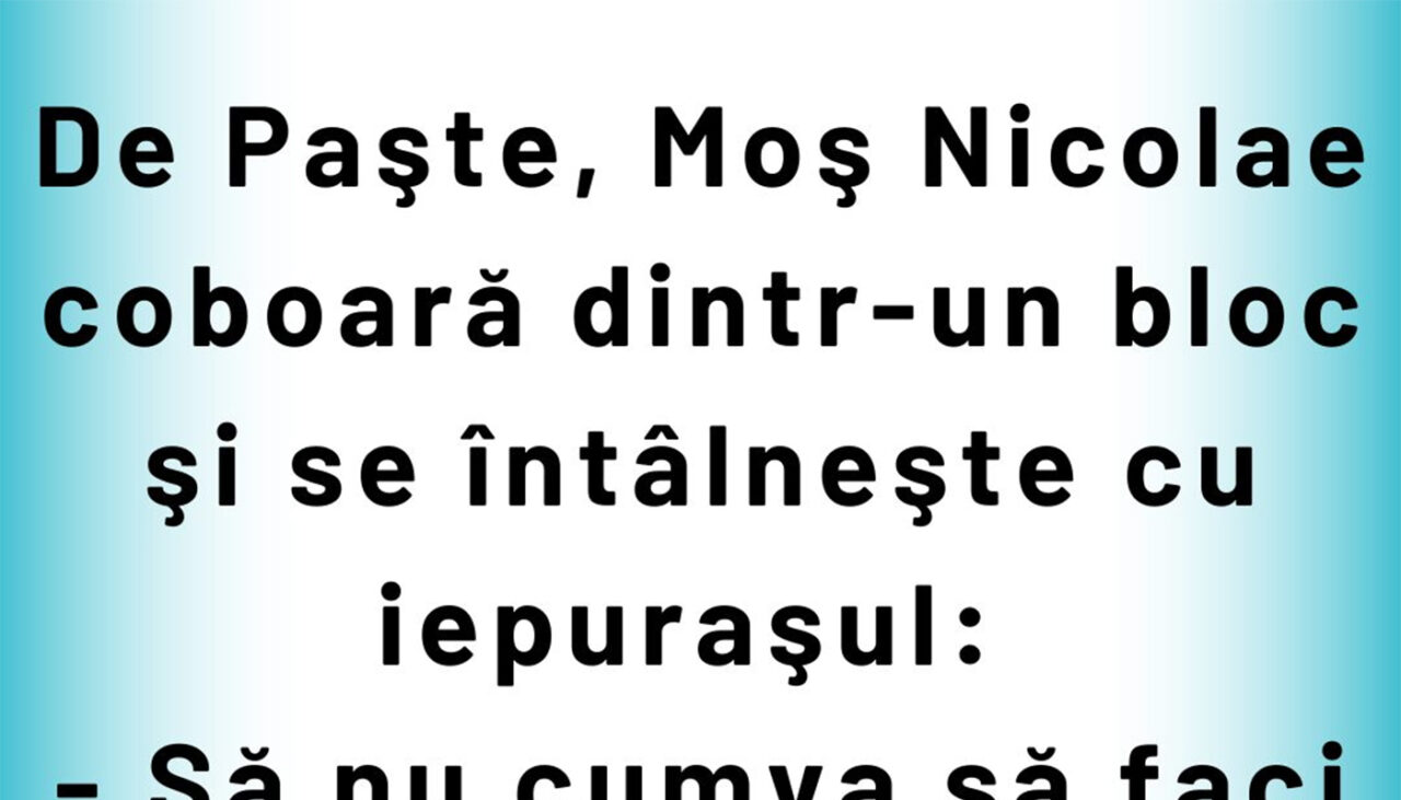 Bancul de marți | Moș Nicolae și Iepurașul de Paște
