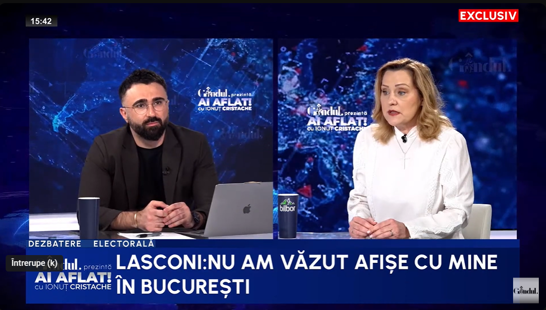 Elena Lasconi: „Lupt pentru oamenii de bună credință. Nu mă las intimidată de PUCIȘTI”