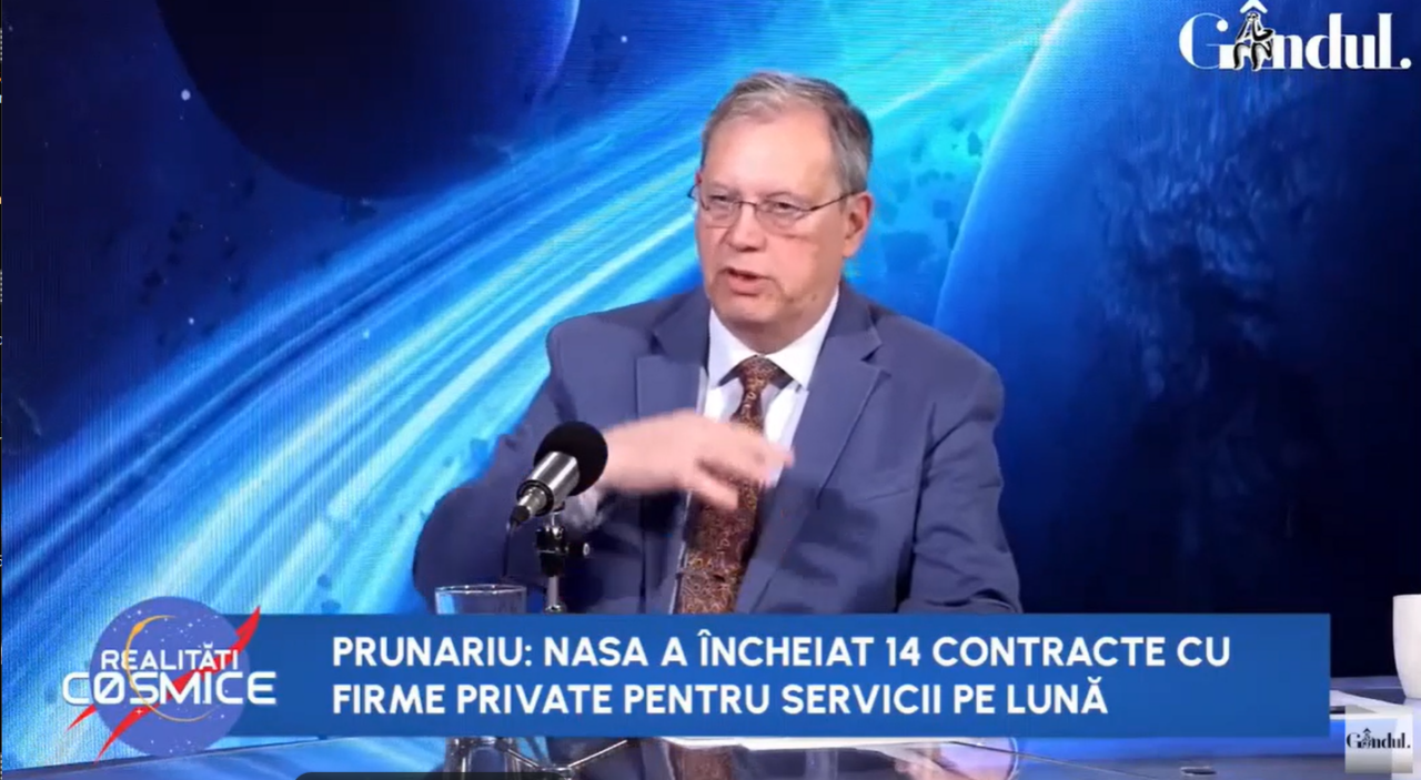 Dumitru Prunariu: „NASA a încheiat 14 contracte cu firme private pentru servicii pe lună”