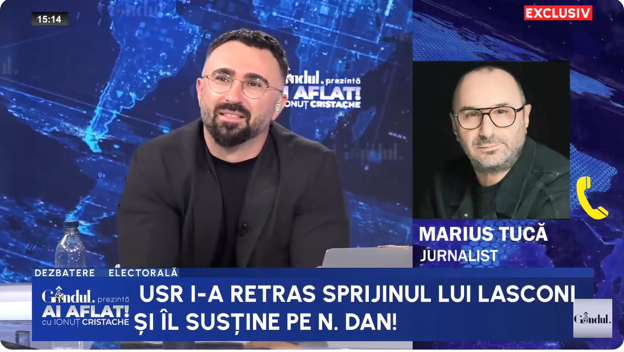 Marius Tucă: „În 30 de secunde au dat LOVITURĂ de stat”