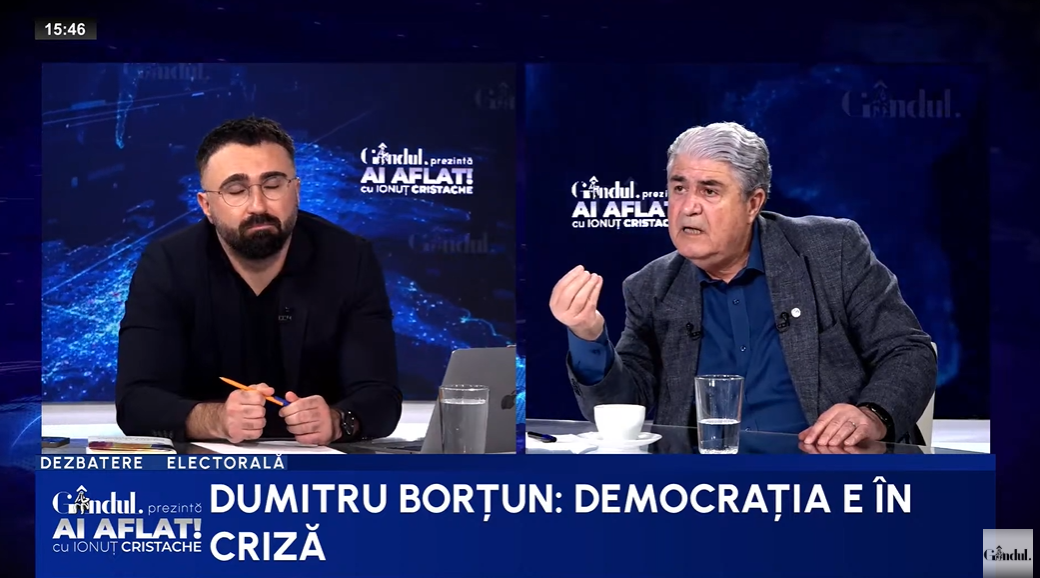 Dumitru Borțun: „Am trăit trei decenii într-o democrație MIMATĂ”