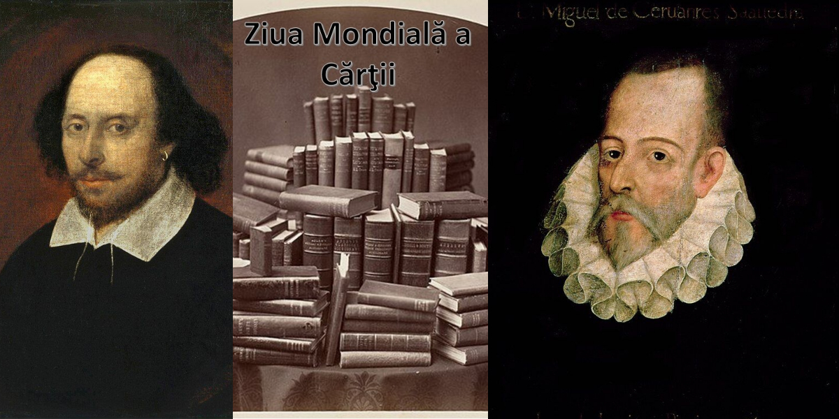 23 APRILIE, calendarul zilei: Se sting William Shakespeare și Miguel de Cervantes, în același an/ Ziua mondială a cărţii