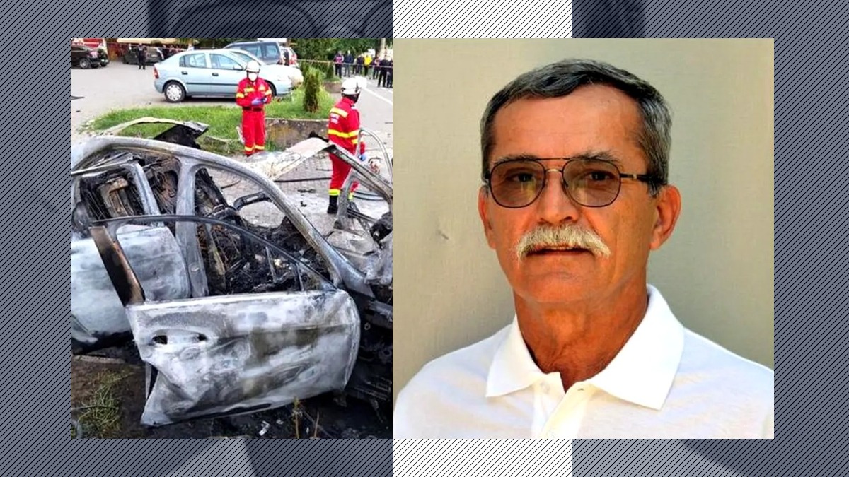 Detalii șocante în cazul ATENTATULUI de la Arad. Explozivul cu proprietăți de strivire a proiectat fragmente din mașină la zeci de metri