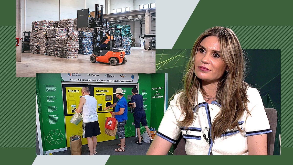 Anca Marinescu, RetuRO: „Aproape 3,5 miliarde ambalaje au fost colectate în 2024 prin SGR. În total, aproape 230.000 t de materiale”