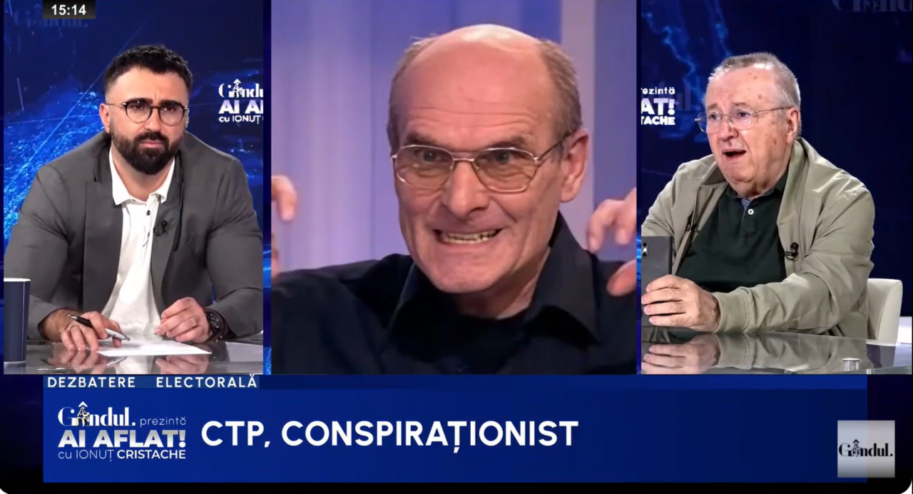 Ion Cristoiu: „CTP face TUMBE de imagine doar ca să atragă atenția. E bolnav de certitudini”