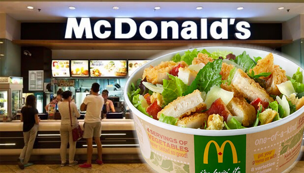 Îngrașă sau nu? Câte calorii are o salată de pui de la McDonald’s, de fapt