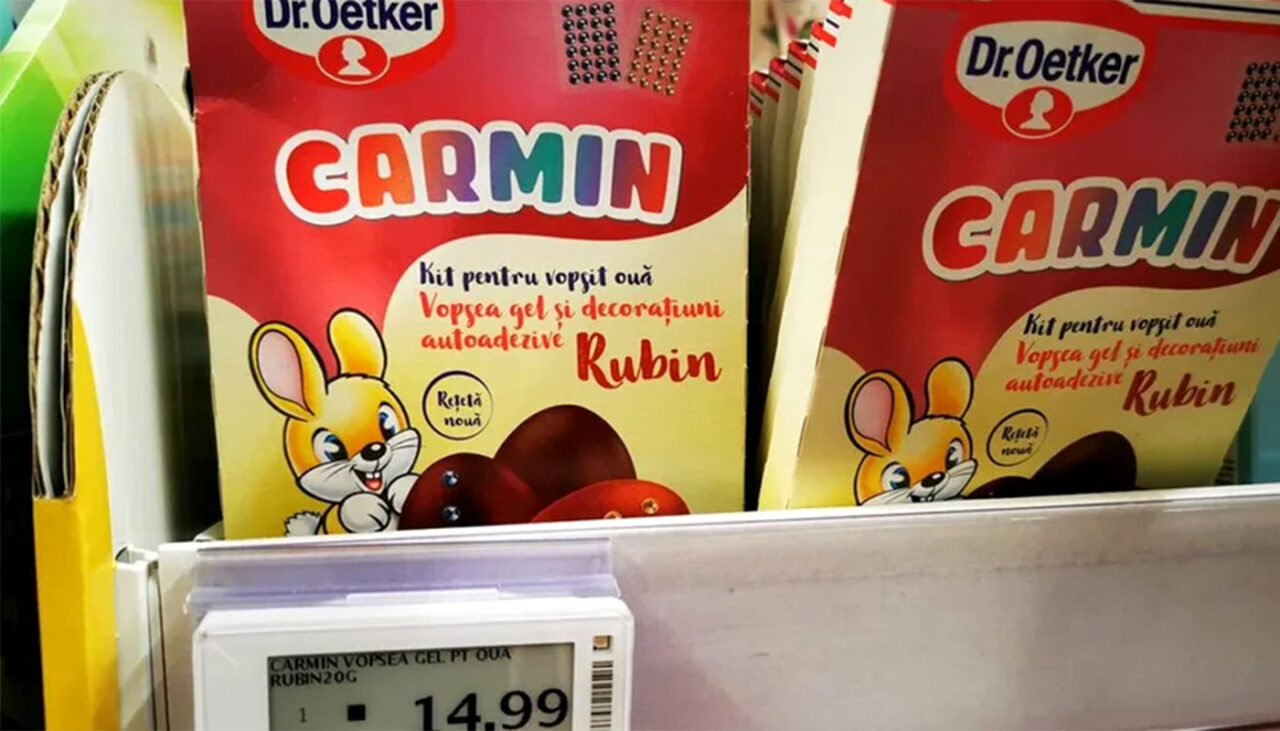 Din ce este făcută, de fapt, vopseaua de ouă Carmin. Majoritatea gospodinelor o folosesc de Paște