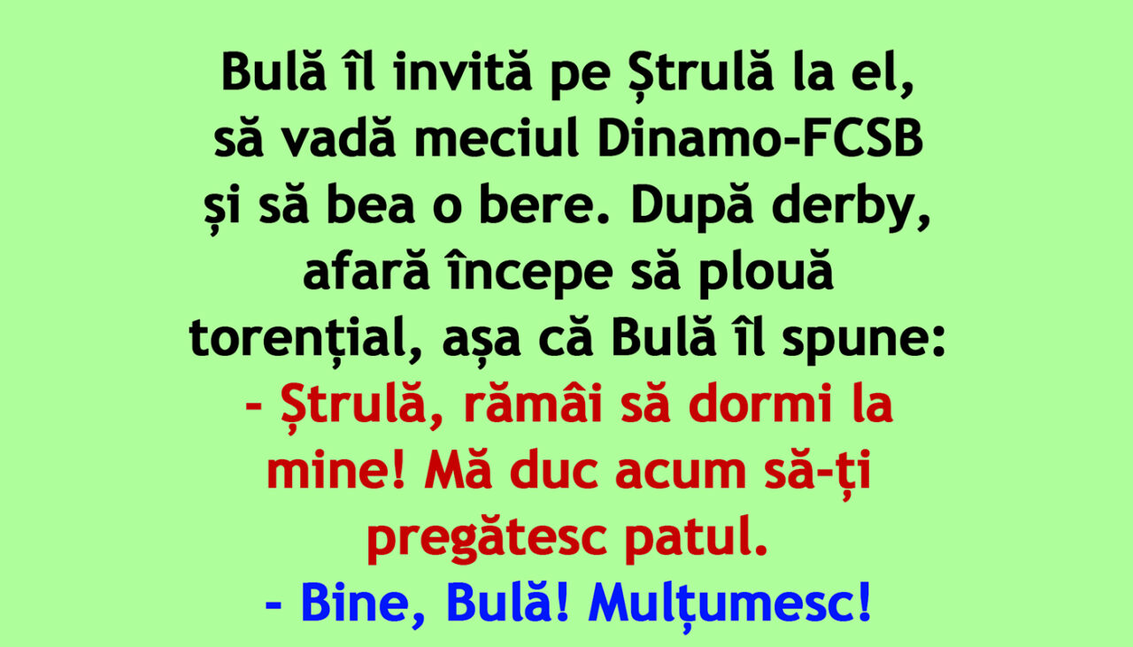 BANC | Bulă, Ștrulă și derby-ul Dinamo-FCSB