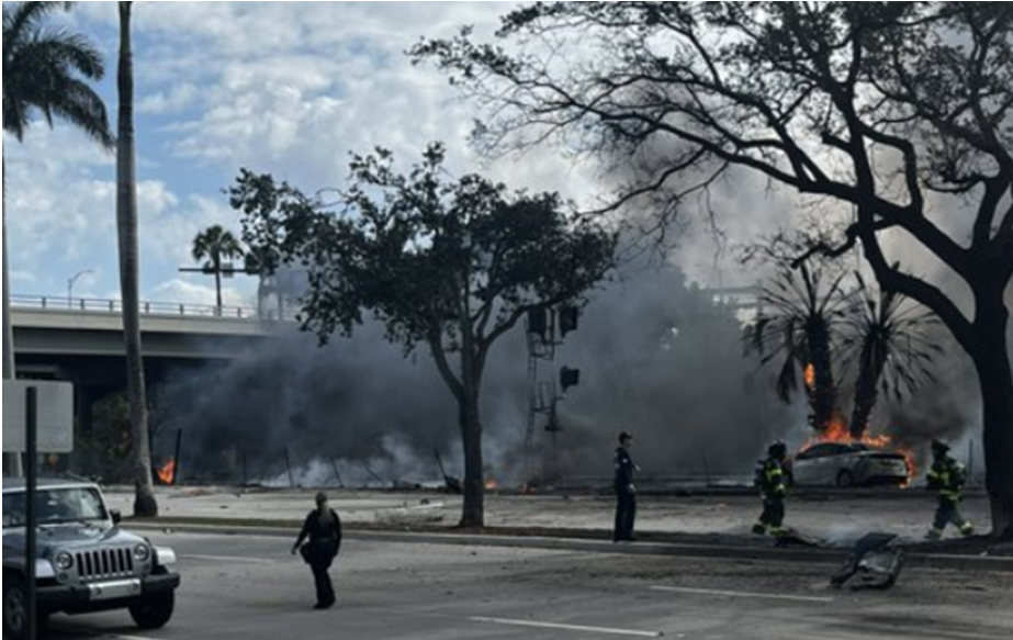 Tragedie în Florida. Un avion s-a prăbușit în Boca Raton. Nici un supraviețuitor