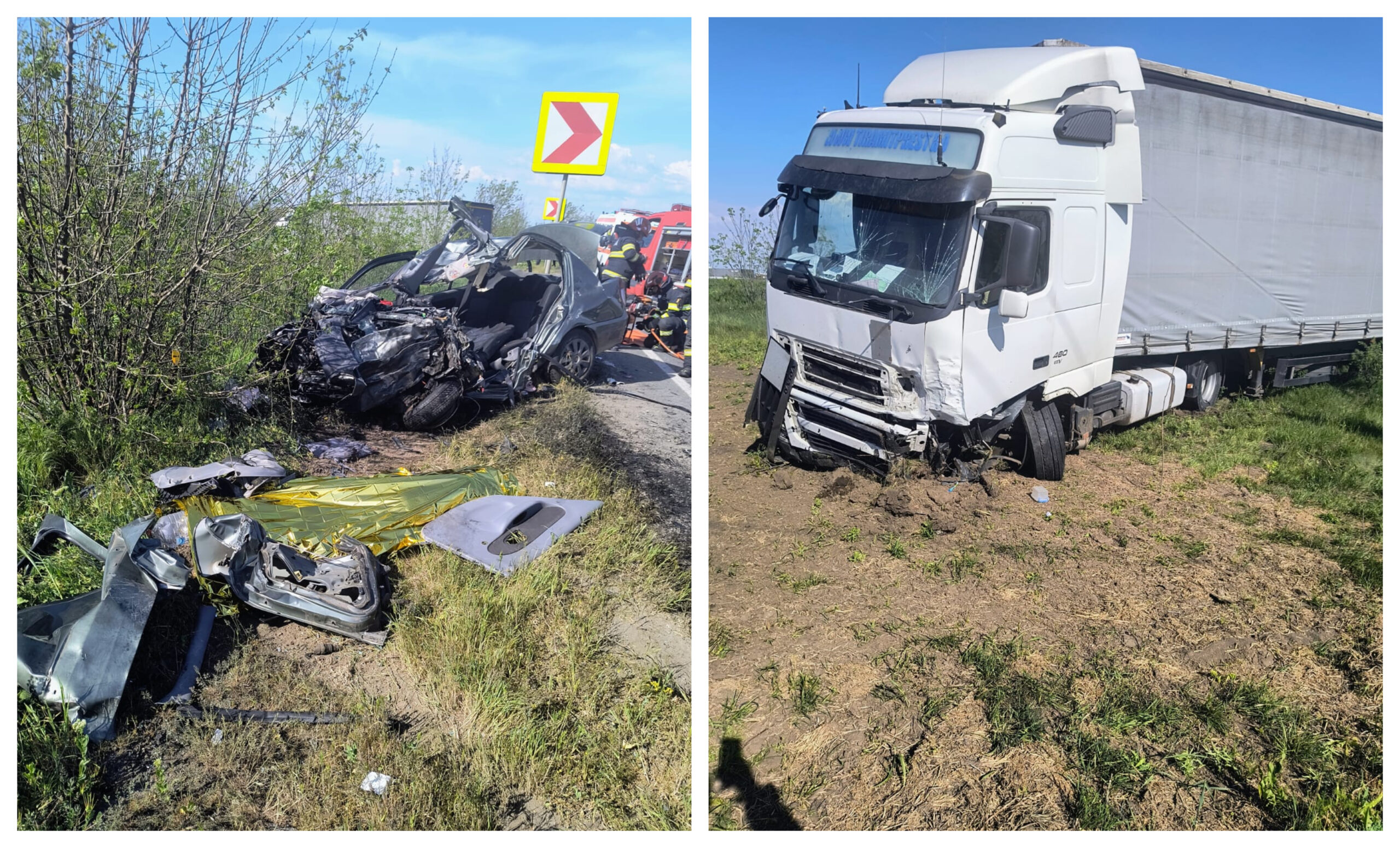 Accident tragic în Arad: O mamă a murit, iar copiii ei sunt grav răniți